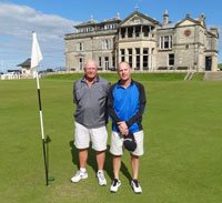 Darren Field and and Jim Mills on the tour